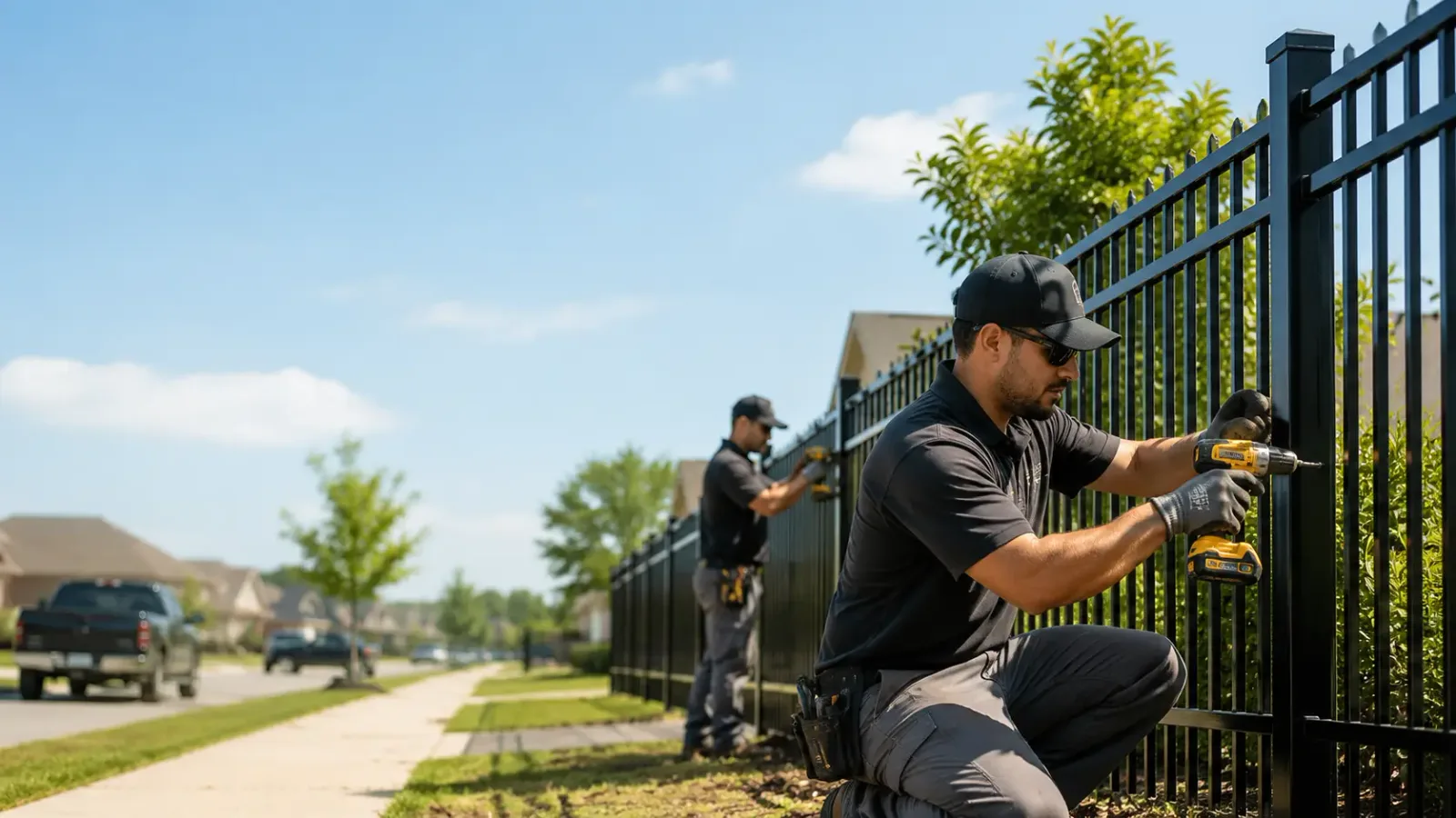 Metal Fence Installation in Lewisville, AR